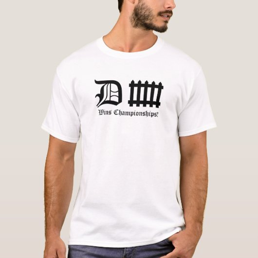 "D Fence" (Defensiewins) T-shirt (Voorkant)