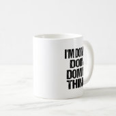 D First Name Dominic Doing Dominic Things Long Sle Koffiemok (Voorkant rechts)