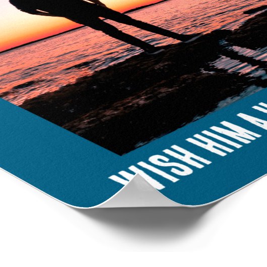 D Funny 50th Milestone Birthday  Poster (Hoek)