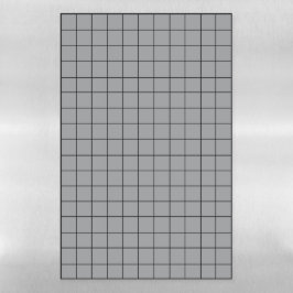 D. Grey Gridmap Magnetisch Uitwisbaar Vel