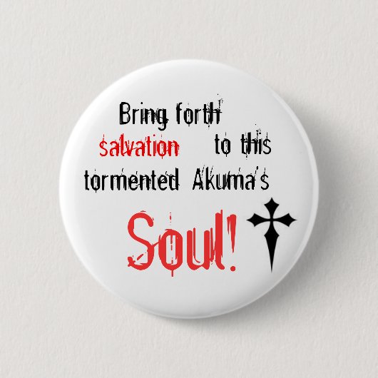 D. Grijze Man Button (Voorkant)