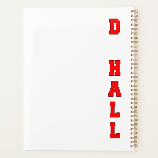 D Hall Planner (Achterkant)