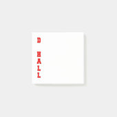 D Hall Post-it® Notes (Voorkant)