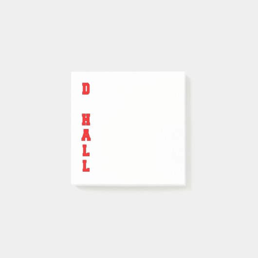 D Hall Post-it® Notes (Voorkant)