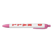 D Hall Zwarte Inkt Pen (Bodem)