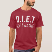 D.I.E.T.: Eet ik dat? T-shirt (Voorkant)