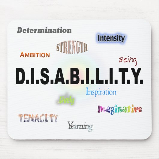 D.I.S.A.B.I.L.T.Y. MUISMAT (Voorkant)