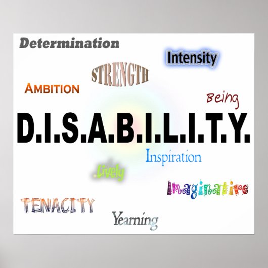 D.I.S.A.B.L.T.Y. POSTER (Voorkant)