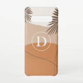 D - Initiaal Monogram Letter D Abstract Design Samsung Galaxy Hoesje (Achterkant)