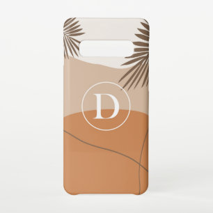 D - Initiaal Monogram Letter D Abstract Design Samsung Galaxy S10 Hoesje