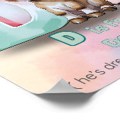 D is for Donkey – Dreamy and Determined ABC Poster (Hoek)