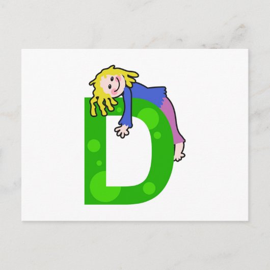 D is voor..... briefkaart (Voorkant)