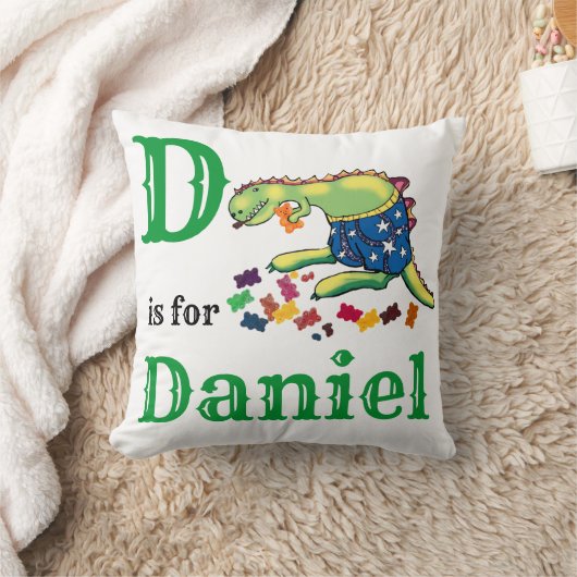 D is voor Daniel babyboy Kussen (Deken)