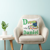 D is voor Daniel babyjongen Kussen (Stoel)