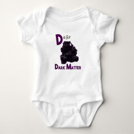 D is voor Dark Matter Cute Physics & Science Desig Romper