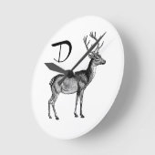 D is voor Deer Ronde Klok (Hoek)