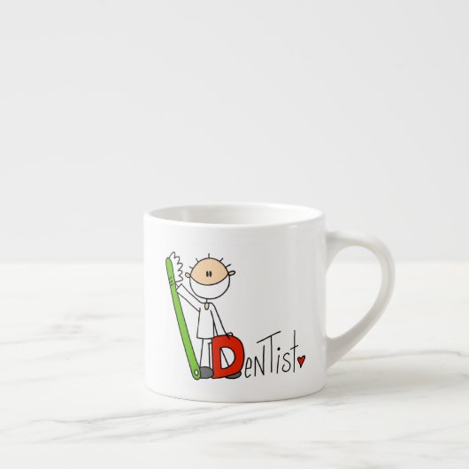 D is voor Dentist Espresso Kop (Rechts)