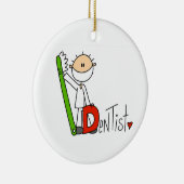 D is voor Dentist Keramisch Ornament (Rechts)