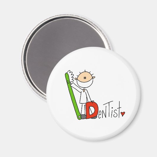 D is voor Dentist Magneet (Voorkant / Achterkant)