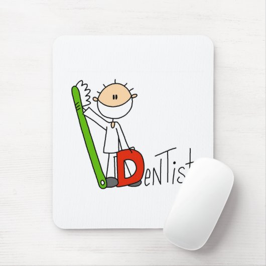 D is voor Dentist Muismat (Met muis)