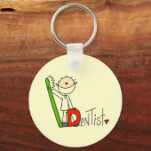 D is voor Dentist Sleutelhanger (Voorkant)