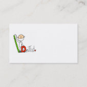 D is voor Dentist Visitekaartje (Achterkant)