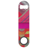 D is voor diagonale collage speed flessenopener (Achterkant)