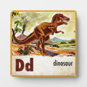 D is voor Dinosaur Fotoplaat (Voorkant)