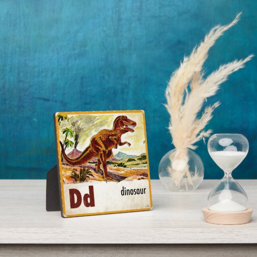 D is voor Dinosaur Fotoplaat (Insitu)