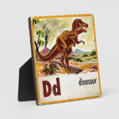 D is voor Dinosaur Fotoplaat (Voorkant)
