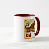 D is voor Dinosaur Mok (Voorkant rechts)