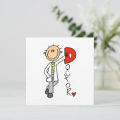 D is voor Doctor Kaart (Staand voorkant)