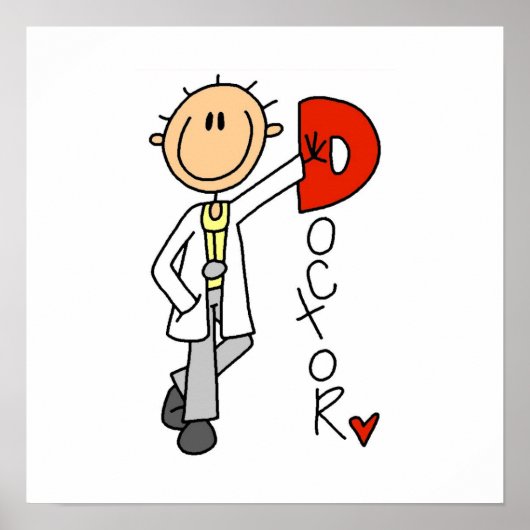 D is voor Doctor Poster (Voorkant)