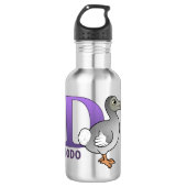 D is voor Dodo Waterfles (Voorkant)