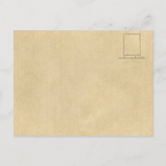 D is voor Dog Golden Retriever en Terrier Alphabet Briefkaart (Achterkant)