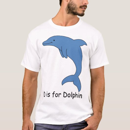 D is voor Dolphin T-shirt (Voorkant)