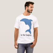 D is voor Dolphin T-shirt (Voorkant volledig)