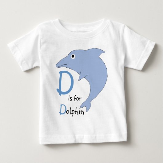 D is voor Dolphin T shirt (Voorkant)