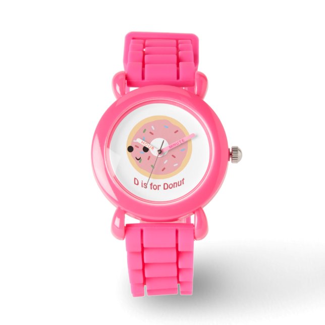 D is voor Donut Horloge (Voorkant)