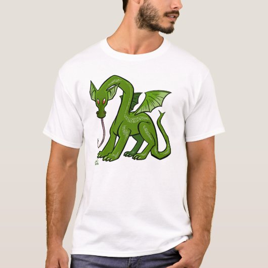 d is voor dragon t-shirt (Voorkant)