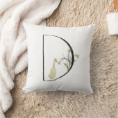 D is voor Duck en Daffodil Kussen (Deken)