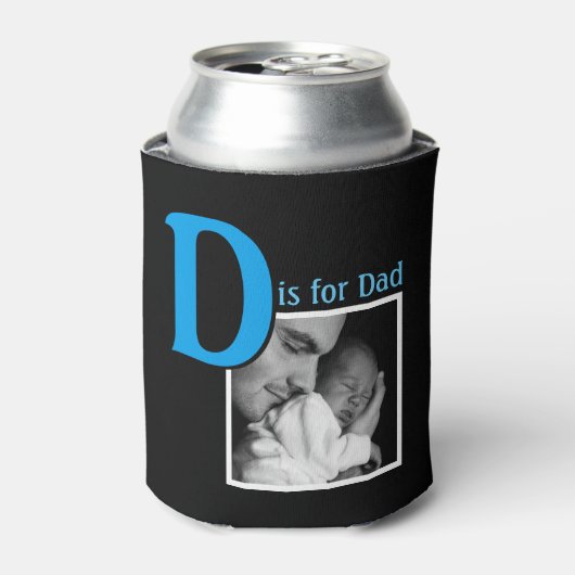 D is voor papa blikjeskoeler (Blikje Voorkant)