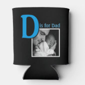 D is voor papa blikjeskoeler (Achterkant)