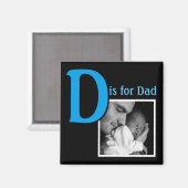 D is voor papa magneet (Voorkant / Achterkant)