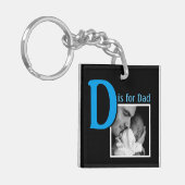 D is voor papa sleutelhanger (Voorkant Links)