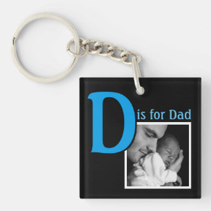 D is voor papa sleutelhanger
