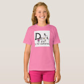 D is voor T-shirts Dalmation en Giften (Voorkant volledig)