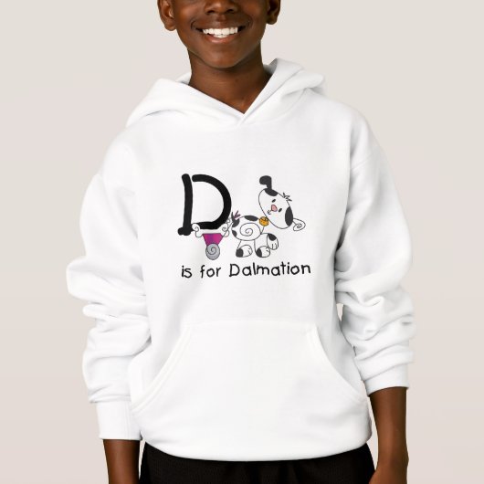 D is voor T-shirts Dalmation en Giften (Voorkant)