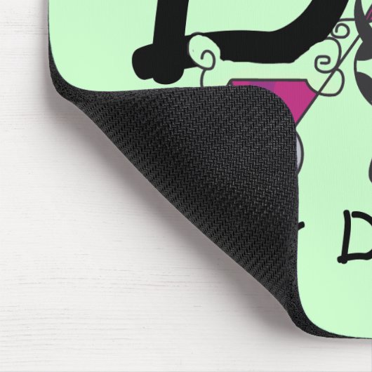 D is voor T-shirts Dalmation en Giften Muismat (Hoek)