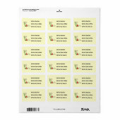 D is voor Tandarts Etiket (Full Sheet)